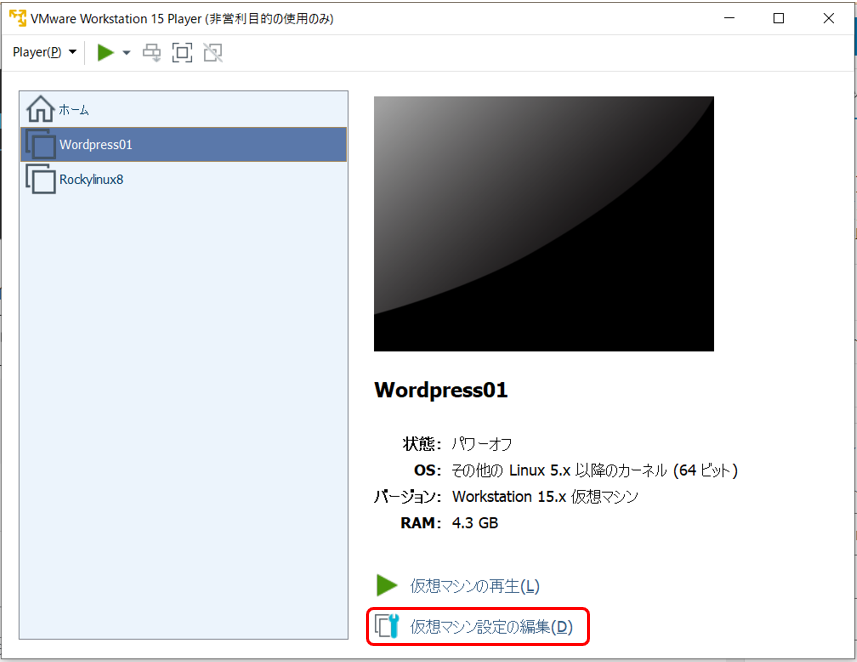 VMware Workstation Player